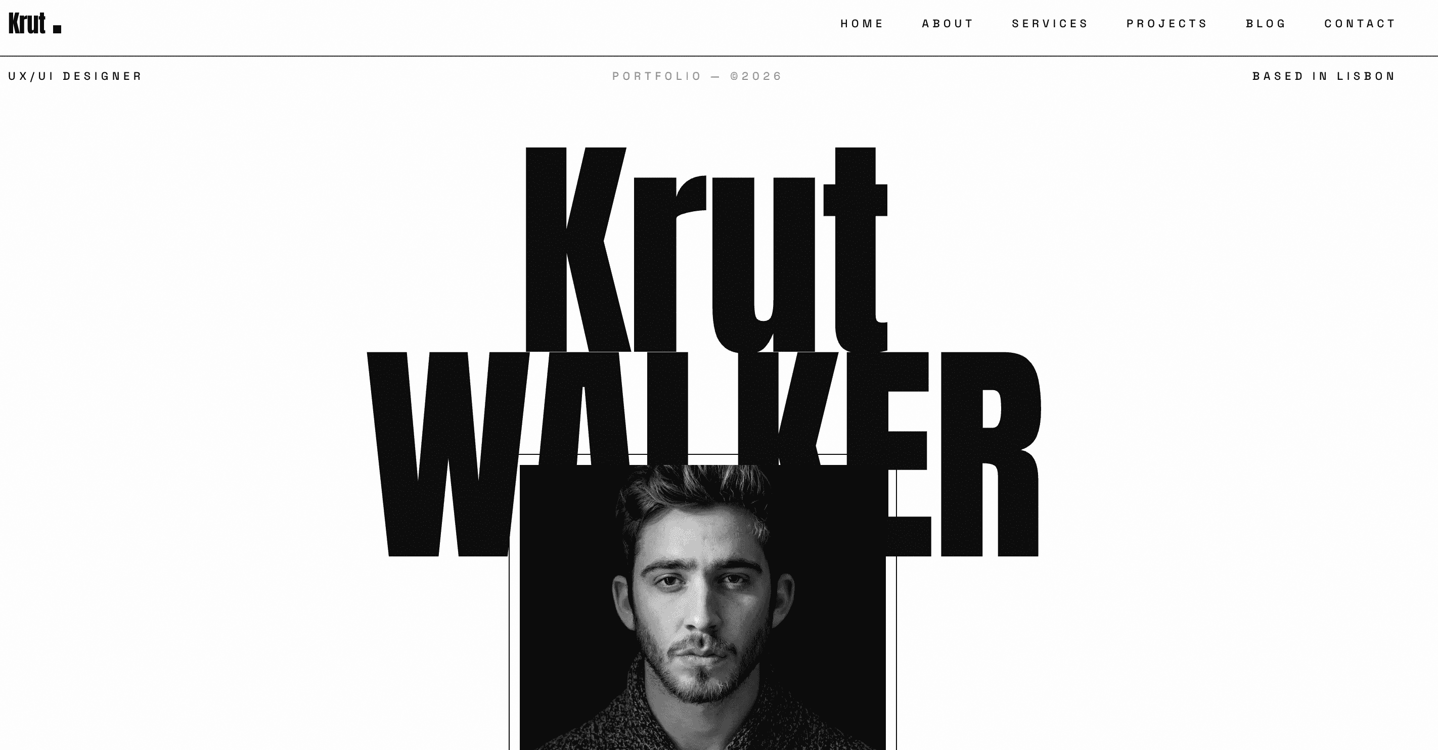Editorial Portfolio website template
